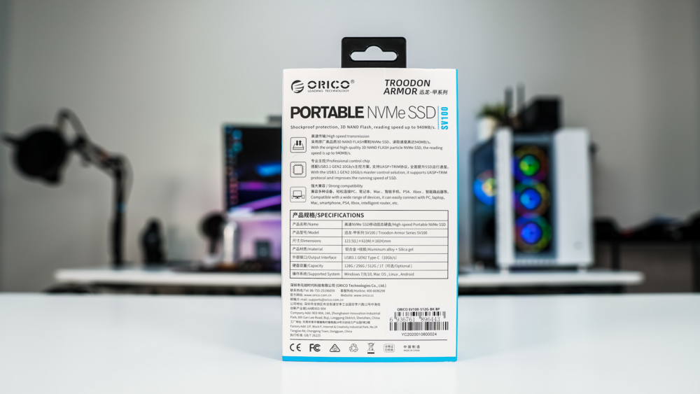 ORICO SV100 Portable Solid State Drive
