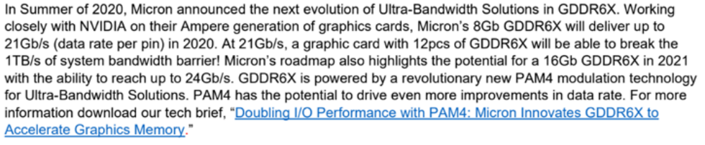 Micron memory NVIDIA GeForce RTX 3090 2