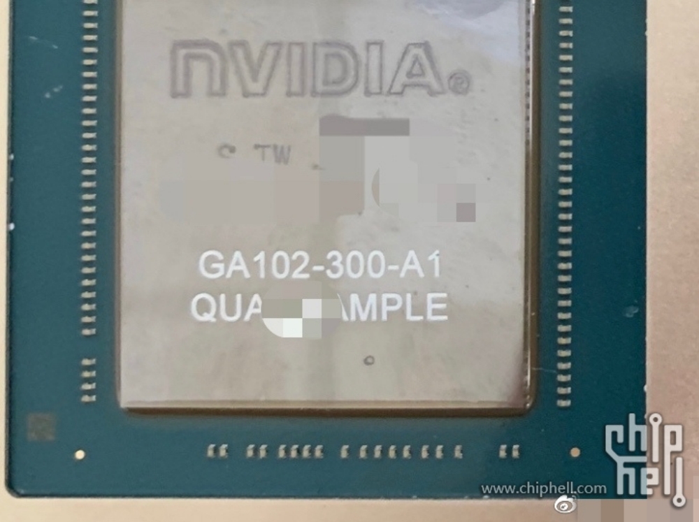 NVIDIA Ampere GA102-300-A1 GPU die