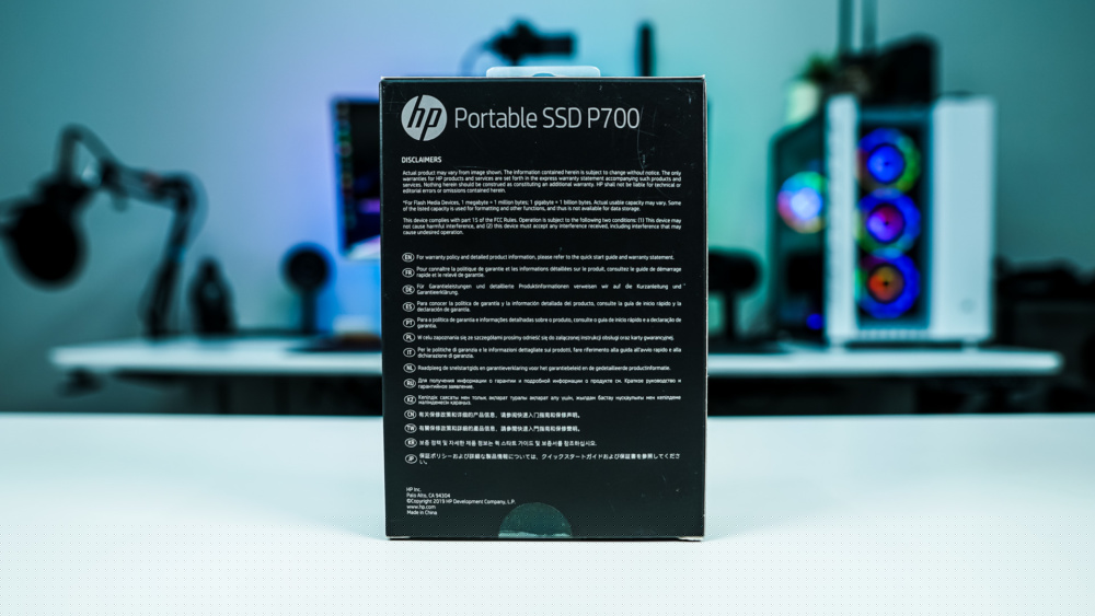 HP P700 Portable Solid State Drive