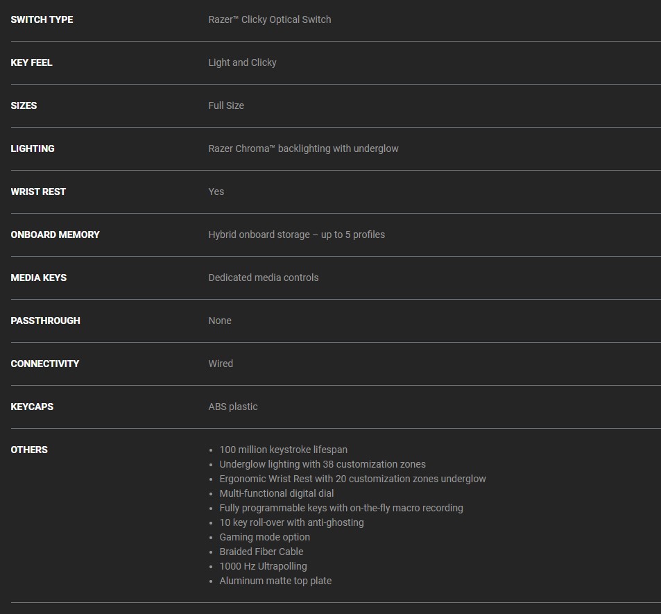 huntsman elite specs