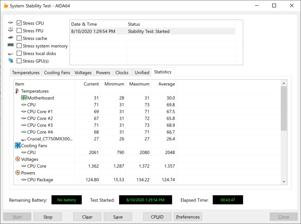 z490 extreme4 oc aida