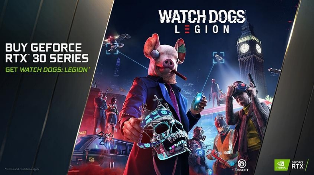 NVIDIA RTX 3000 Watch Dogs Legion bundle