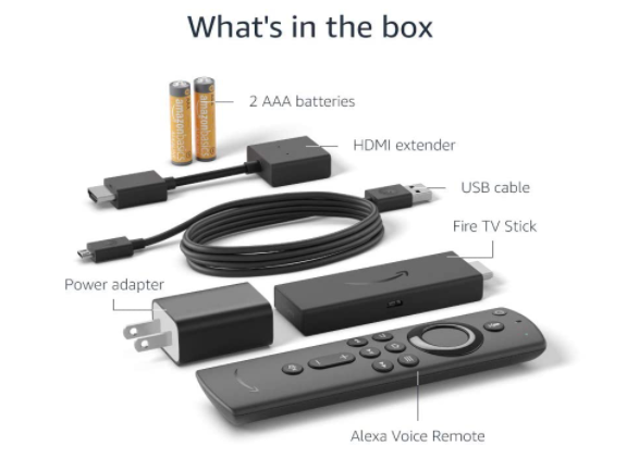 Whats in the box Amazon Firestick