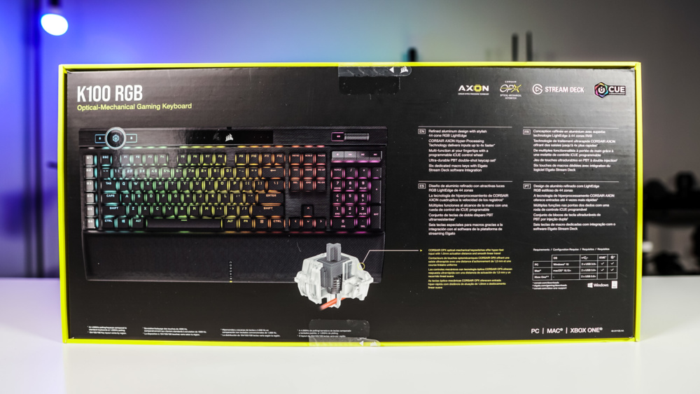 Corsair K100 RGB Gaming Keyboard