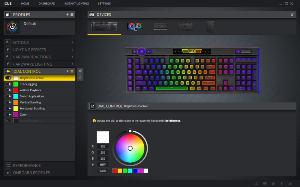 corsair k100 rgb ss8