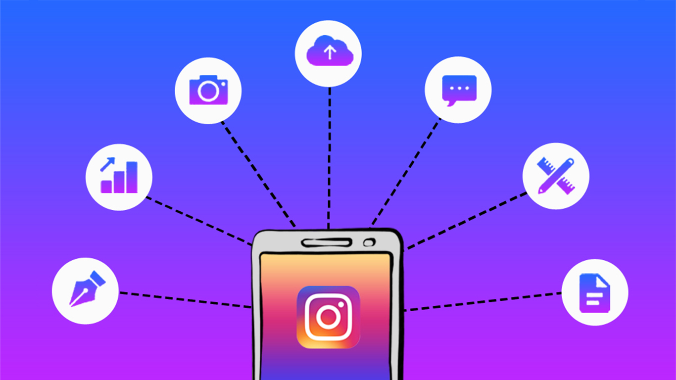 instagram illustration