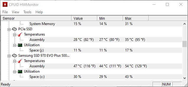 Silverstone ECM24-ARGB pcmark 10 with heatsink