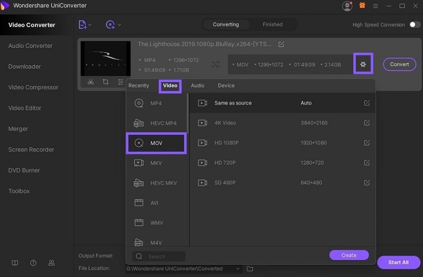 video format 3