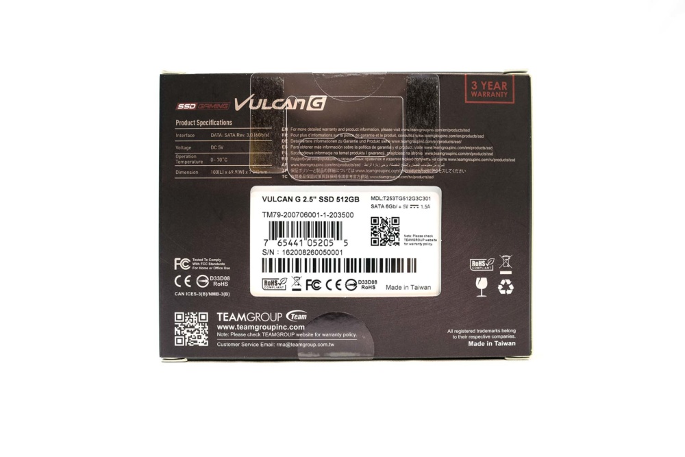 box back Vulcan G SSD