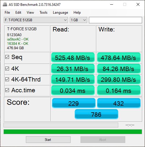 Vulcan G SSD as ssd