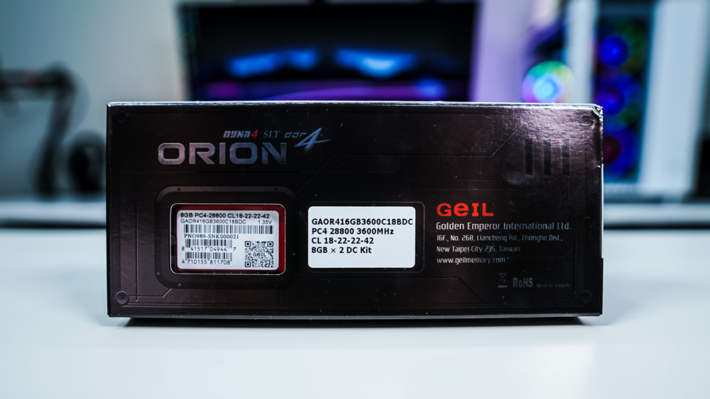 GeIL ORION DDR4-3200 16GB Memory Kit