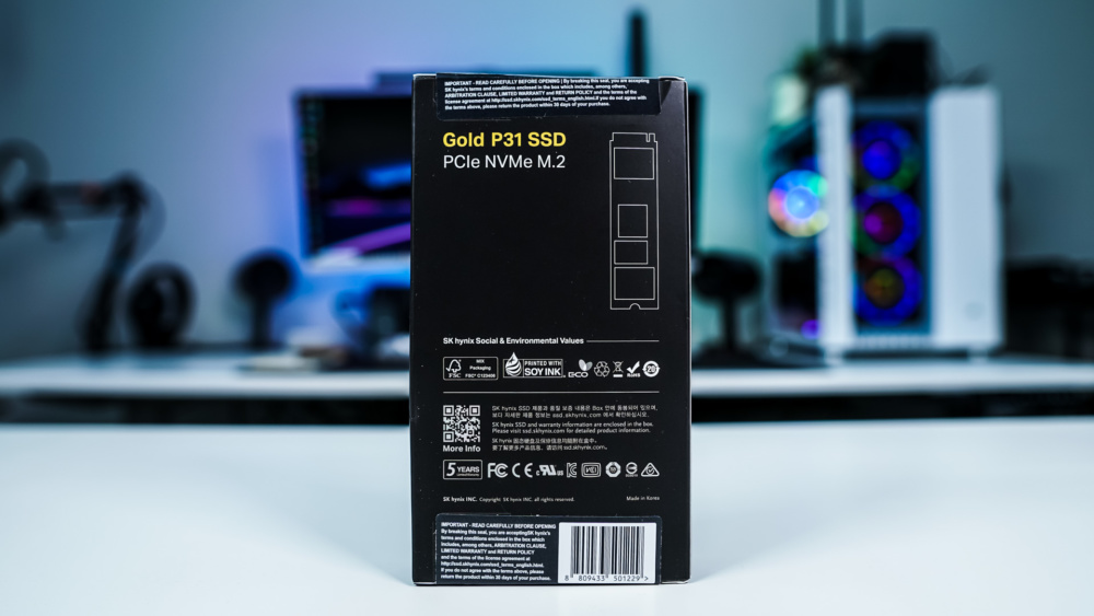 SK hynix Gold P31 M.2 NVMe Solid State Drive