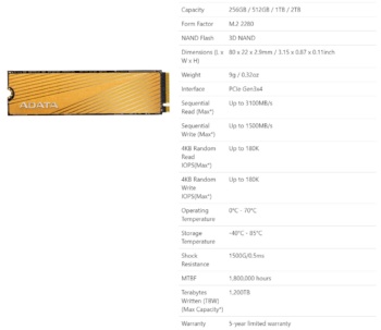 adata falcon specs