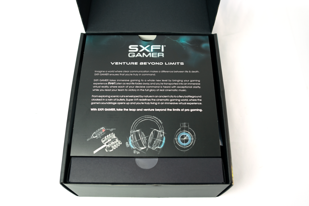 open box SXFI Gamer