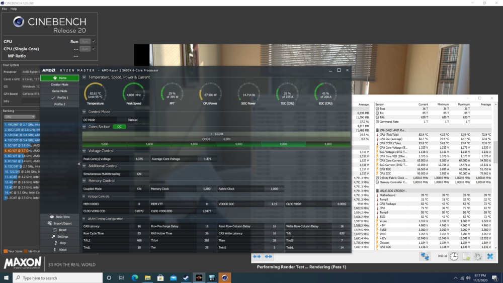 ryzen 3600x oc1