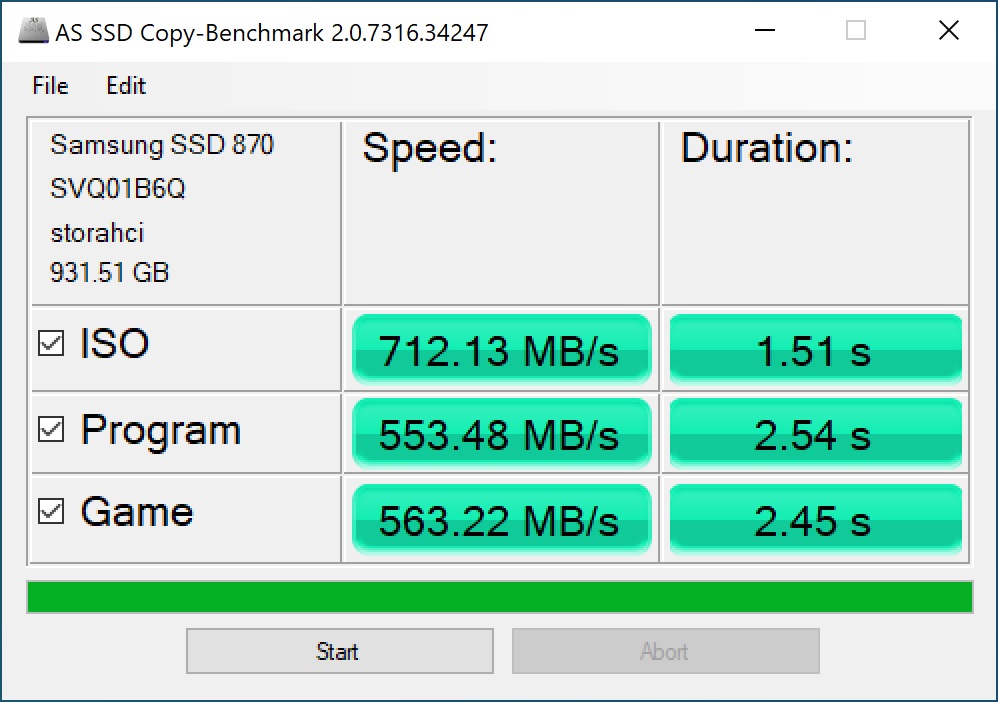 samsung 870 qvo as ssd 3