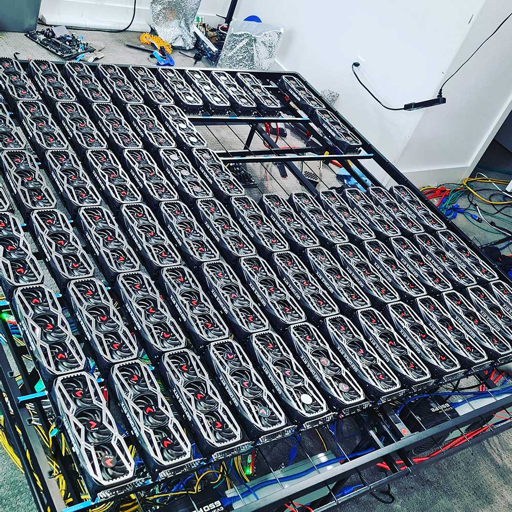 GeForce RTX 3080 Mining Rig