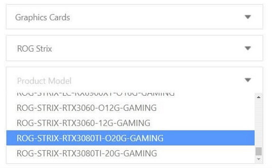 asus rtx3080 ti