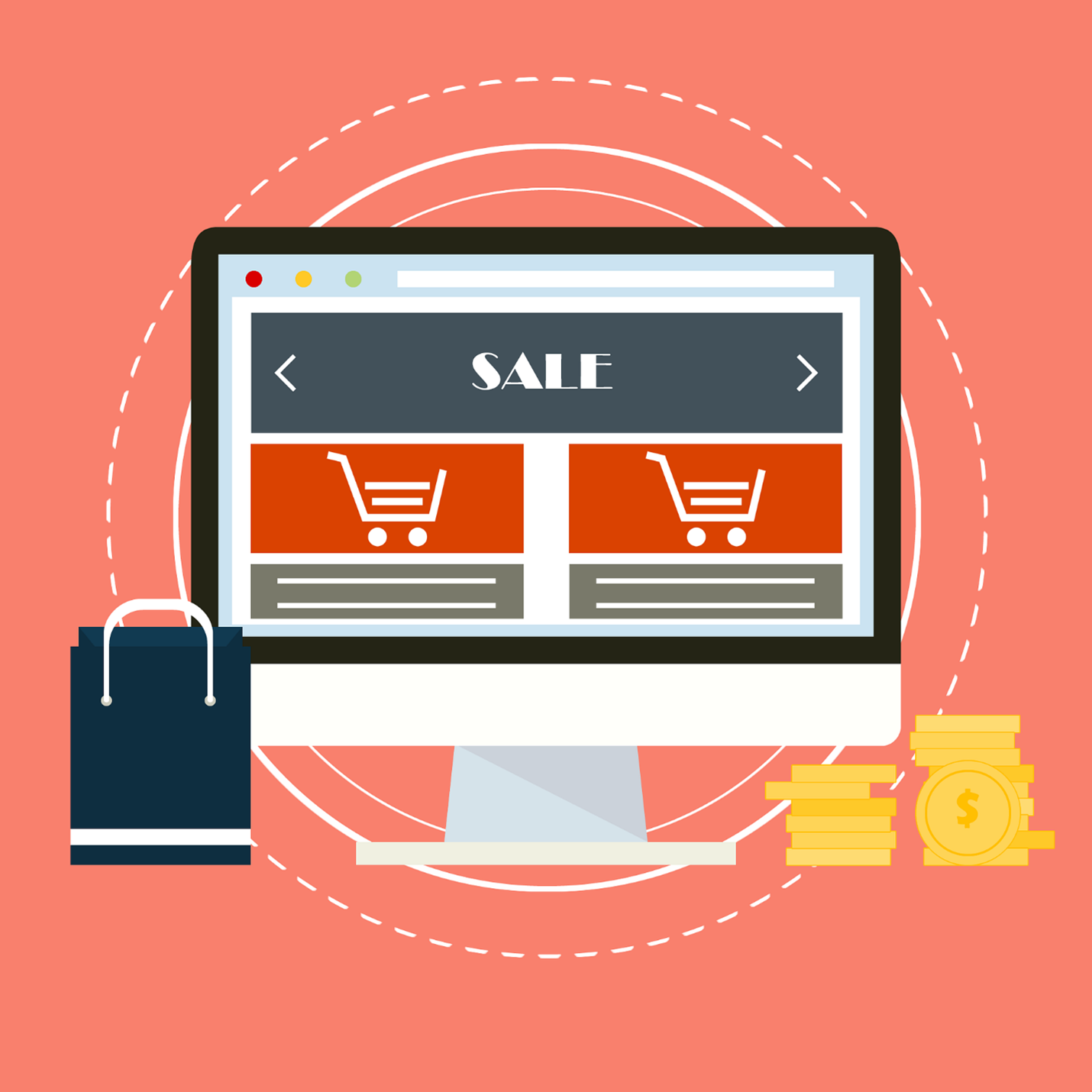 online sales
