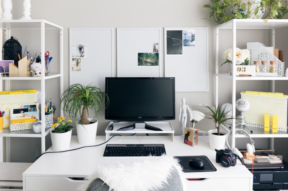 workspace white