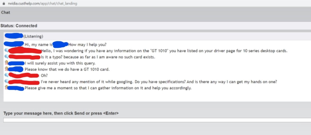 NVIDIA GeForce GT 1010