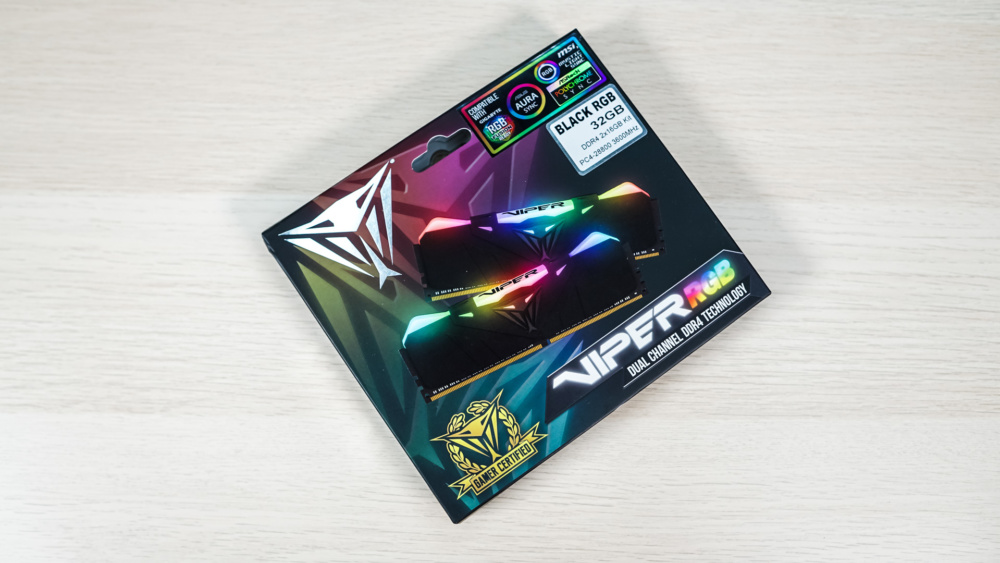 Patriot Viper RGB 32GB DDR4-3600 MHz Memory Kit