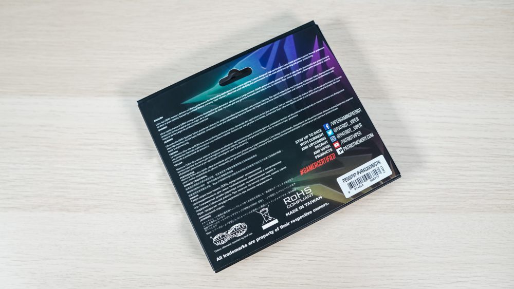 Patriot Viper RGB 32GB DDR4-3600 MHz Memory Kit