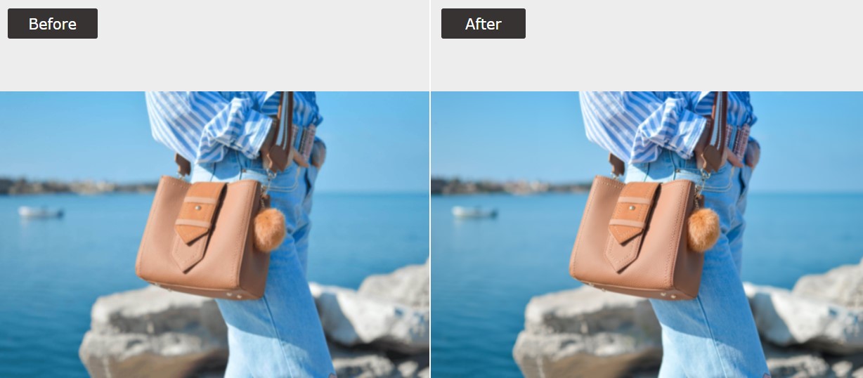 before after sharpened image of bag2