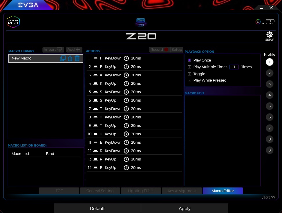 evga z20 ss5