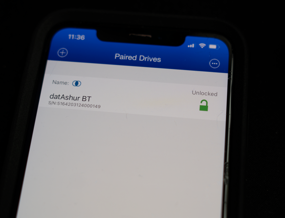 istorage datashur bt_unlocked