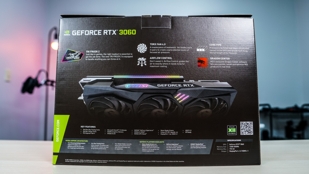 MSI GeForce RTX 3060 Gaming X Trio Graphics Card