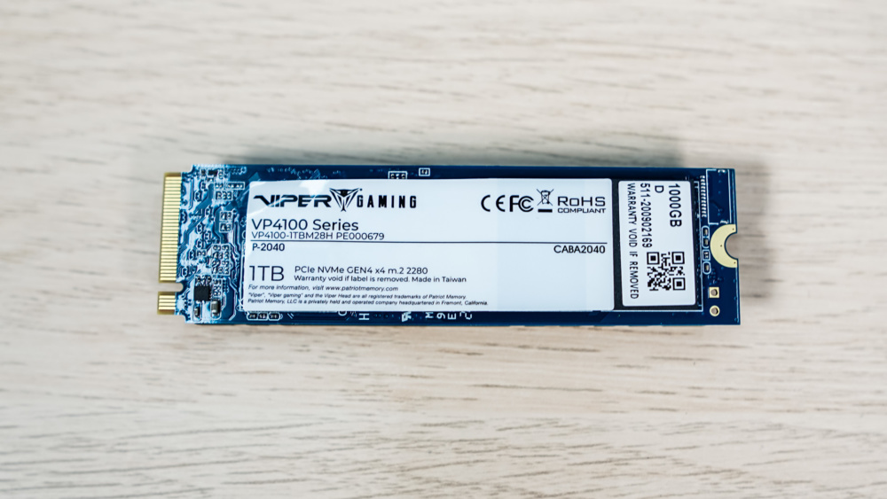 Patriot Viper VP4100 PCIe 4.0 NVMe Solid State Drive