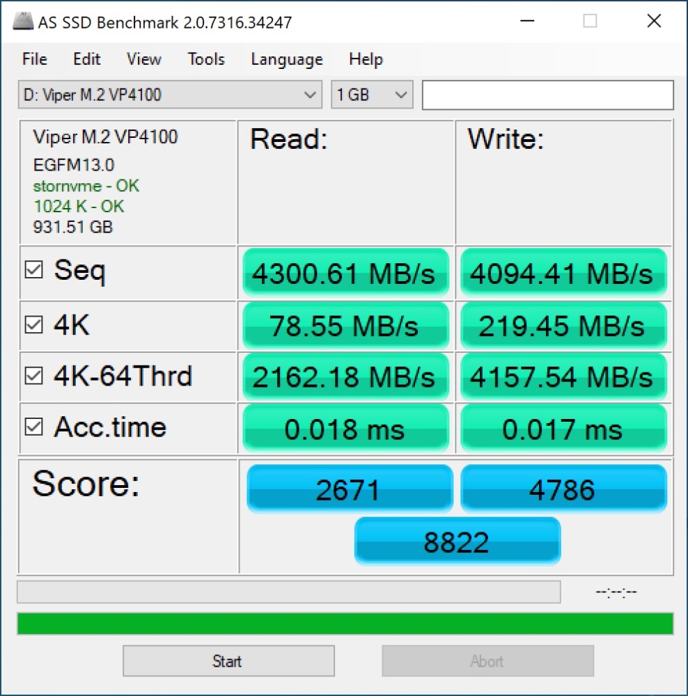 patriot viper vp4100 as ssd 1