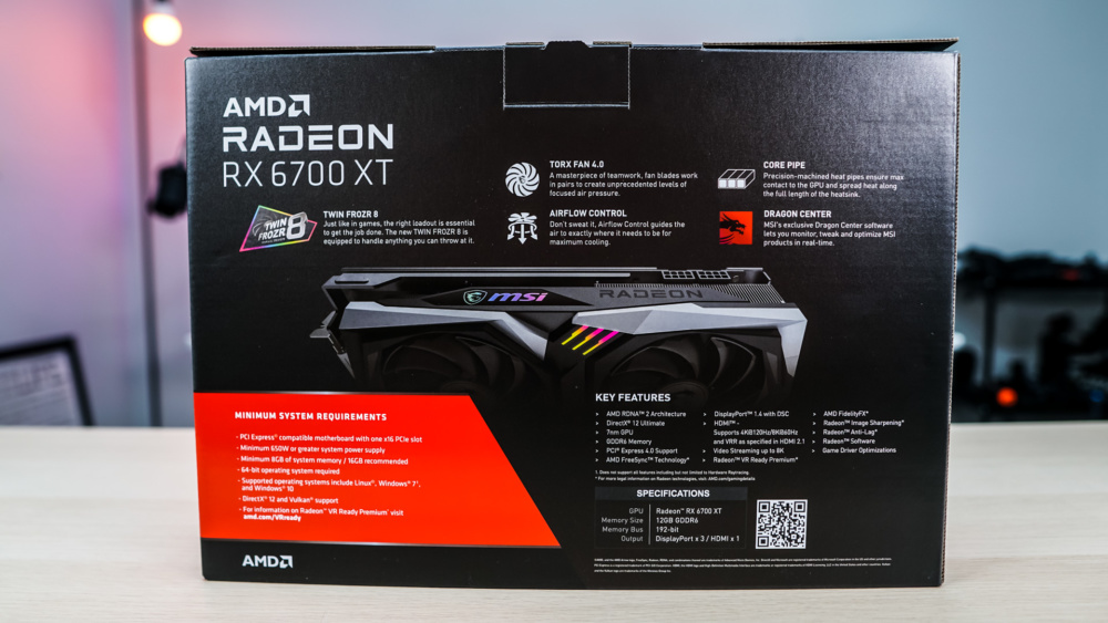 MSI Radeon RX 6700 XT Gaming X Graphics Card
