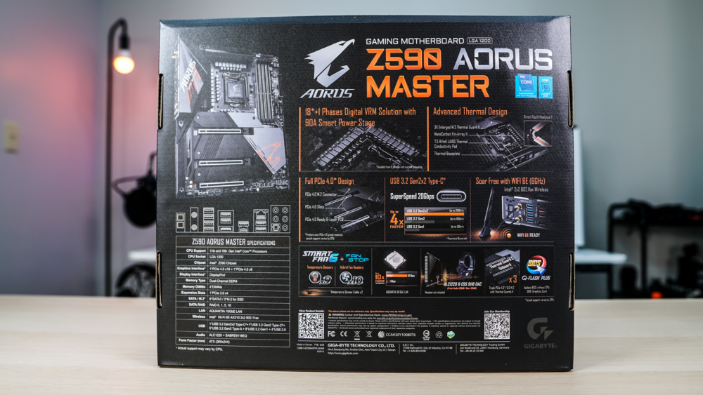Gigabyte Z590 AORUS Master Motherboard