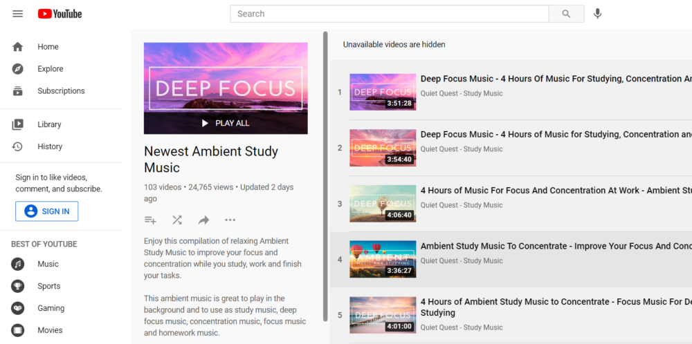 make playlists