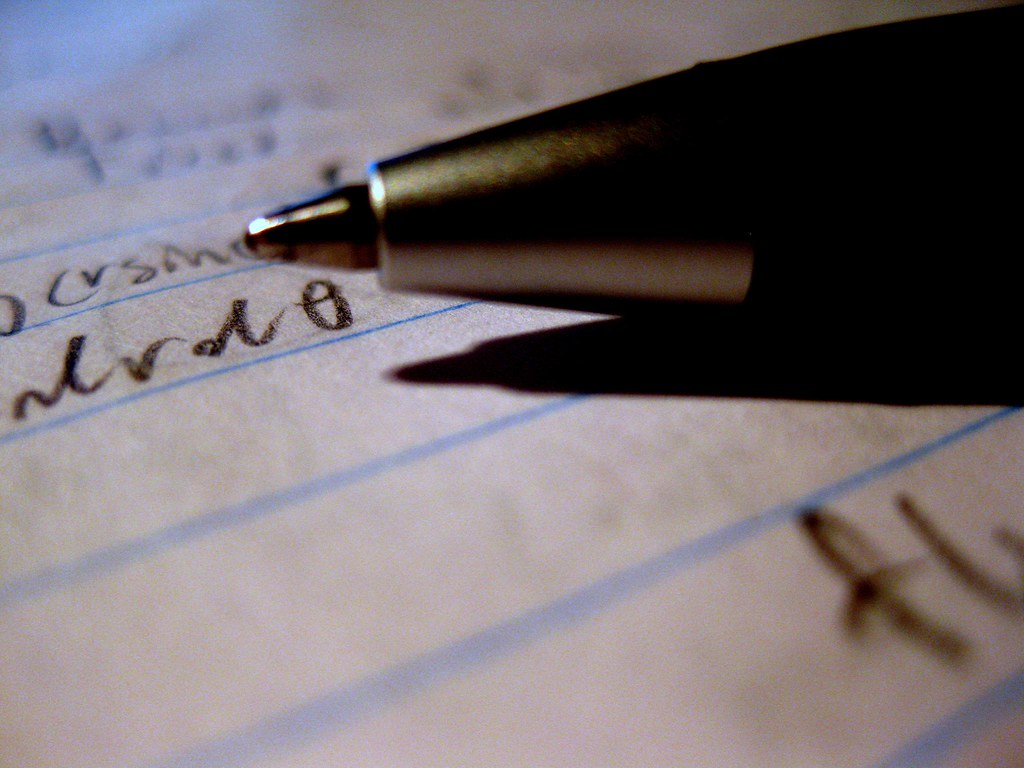 writing pen