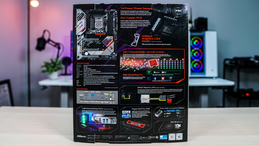 ASRock Z590 PG Velocita Motherboard
