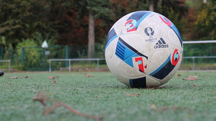 football adidas uefa football pitch