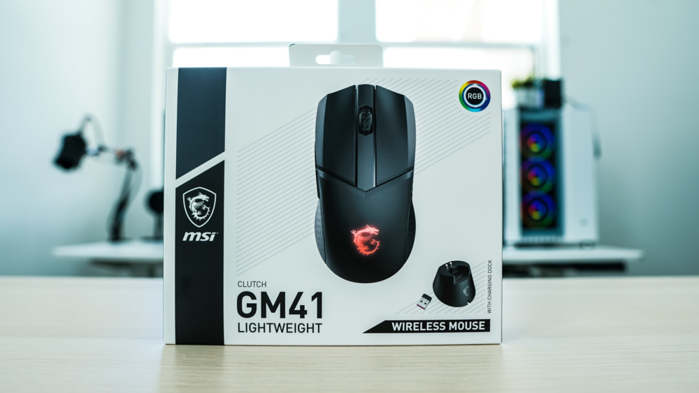 MSI Clutch GM41 Lightweight Wireless Gaming Mouse