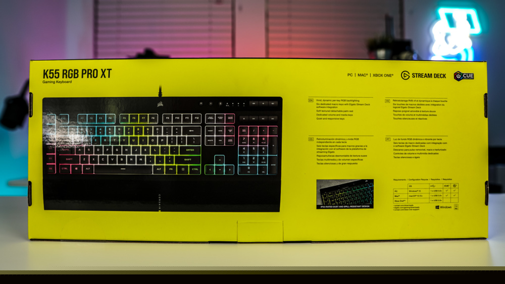 Corsair K55 RGB Pro XT Gaming Keyboard