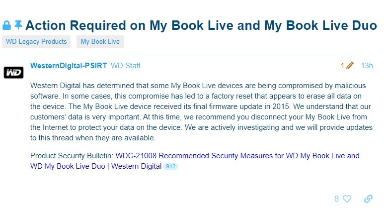 wd statement live duo