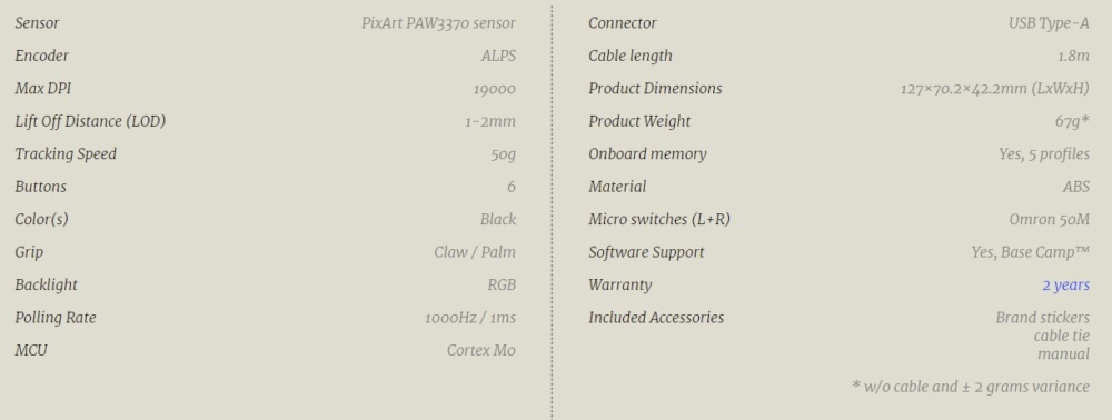 makalu 67 specs