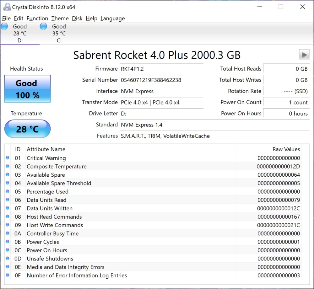 sabrent rocket4 plus info2