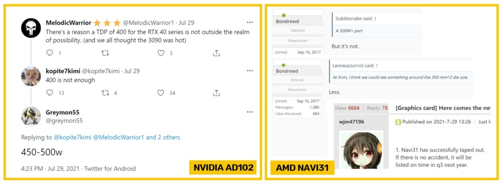 AMD NAVI31 and NVIDIA AD102 TDP Speculation 1