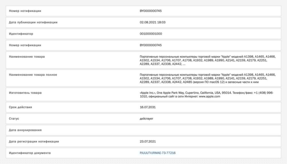 New M1X MacBook Pro models spotted in regulatory filings 1030x591 1