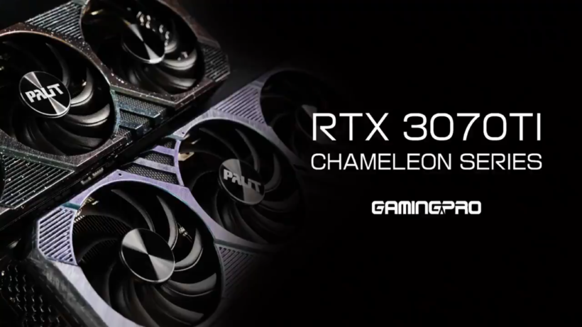 Palit GeForce RTX 30 Series Gaming Pro Chameleon Series Graphics Cards 7 820x461 1