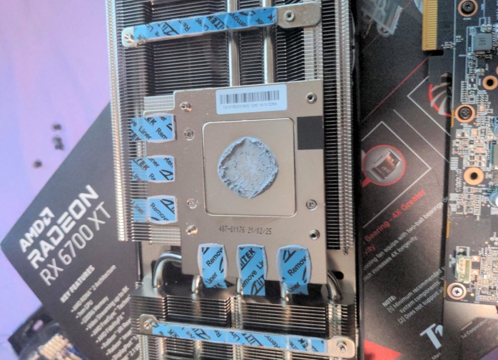 PowerColor RX6700XT Thermal pads 1200x866 1