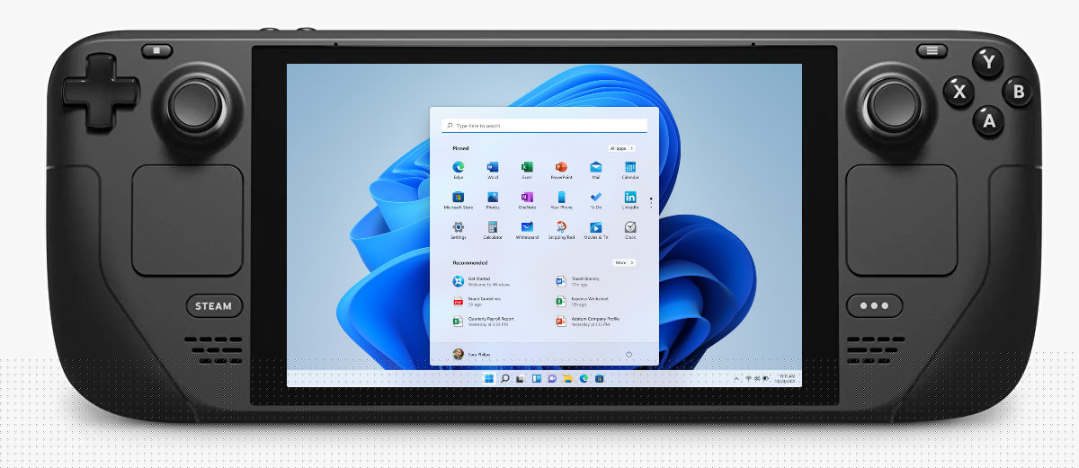 Steam Deck Windows 11 banner